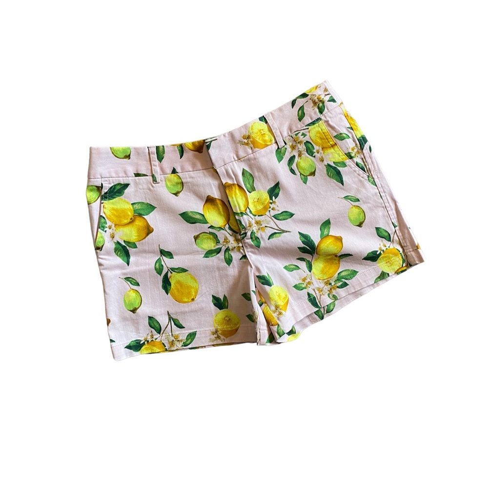 Cynthia Rowley Light Pink Lemon Pattern Shorts Size 6